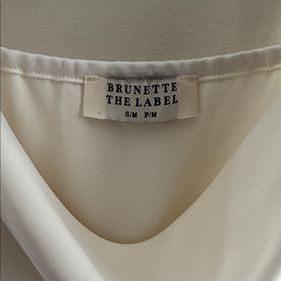 Brunette The Label Cream Cowl Neck Camisole - Picture 2 of 2